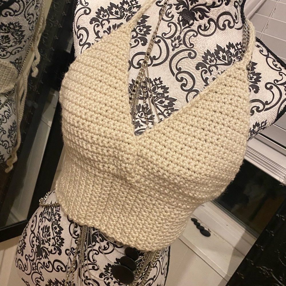 Handmade to order. Sizes range from XS to 2x.